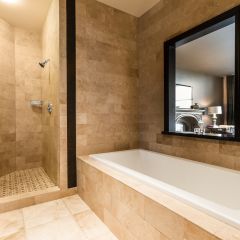 Tub and Shower In Master Bath